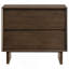 Table de chevet 2 tiroirs Hemlock