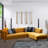 Upholstered L-Shaped Sectional Right Hand Facing