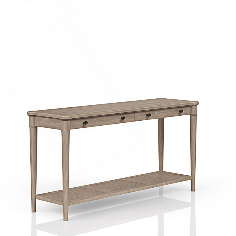 Modern Sofa Table With 2 Drawers