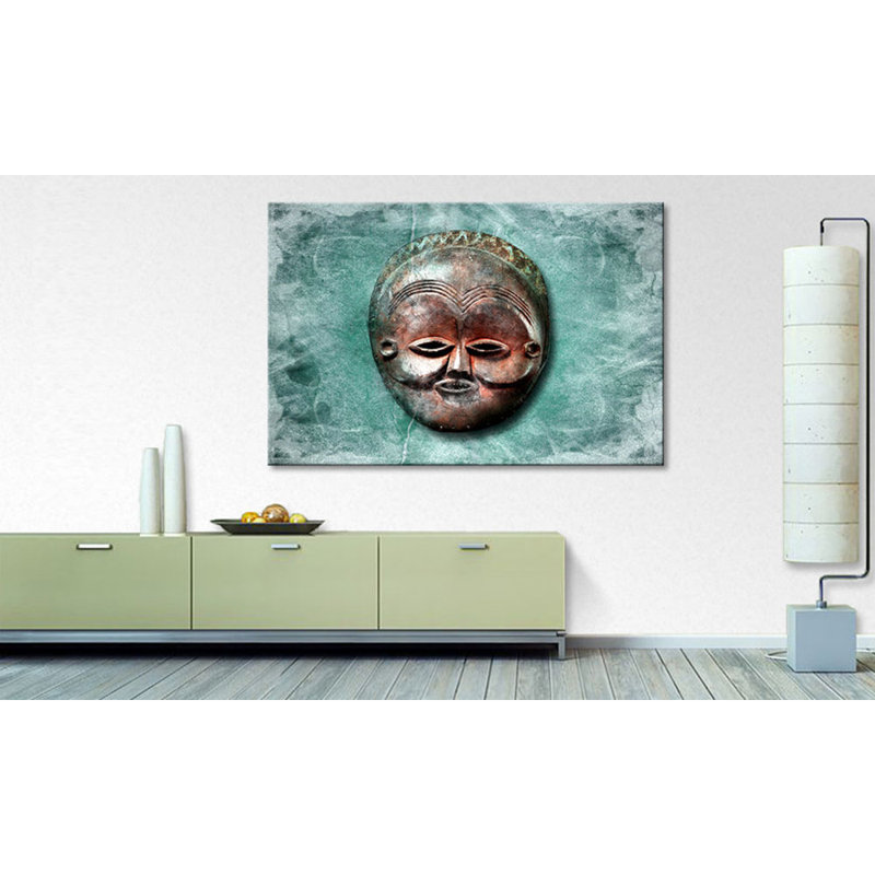 Luna's Face - Wrapped Canvas Print, 80cm H x 100cm W, 100% cotton canvas