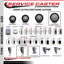 Ensemble de roulettes extensibles en poly pivotant 1 1/8 pouce 2 freins SCC