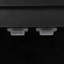 Armoire de rangement de coin triangulaire avec tablettes réglables - noir-234718546