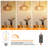 Plug In Pendant Light Paper Woven Rattan Hanging Lights Boho Hanging Lamp Rustic Farmhouse Pendant Lights For Kitchen Dining Room Bedroom Entryway, With 3-Way Dimmable Bulb (Woven)