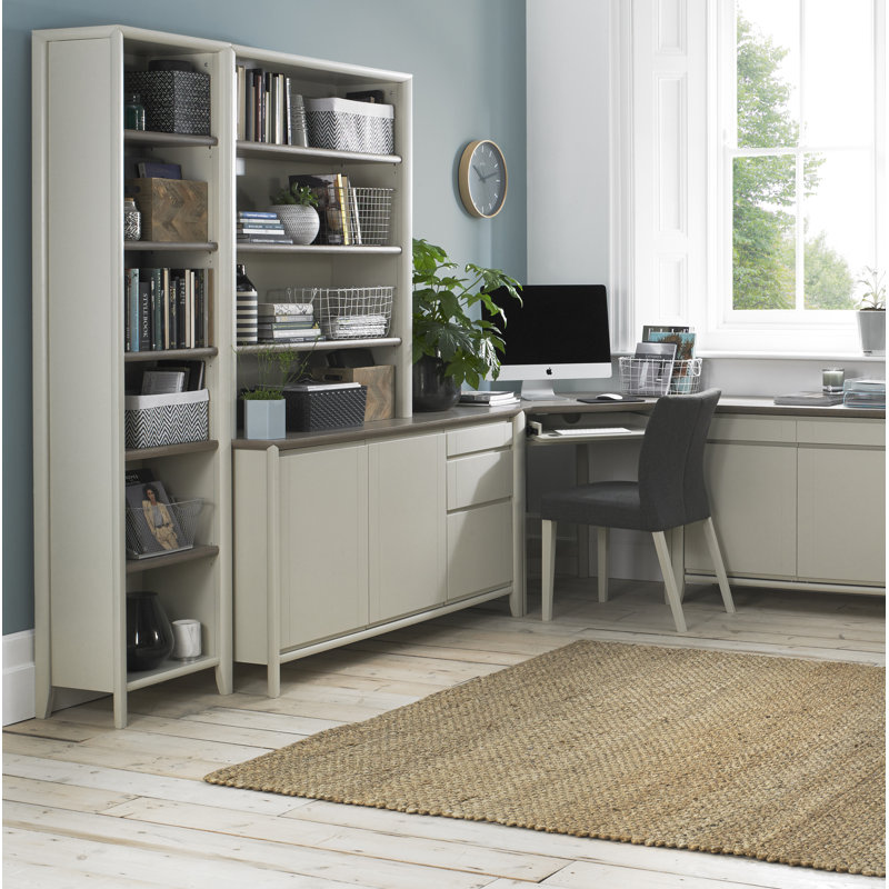 Izzie 199.9cm H Boat Bookcase, Grey
