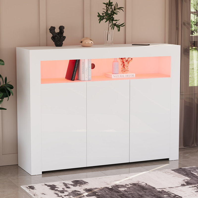 Muskoka 130cm Sideboard, White