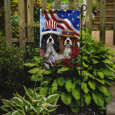 Drapeau de jardin en polyester 2 côtés Hype Pug USA 1 x 0,11 pi