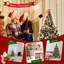Sapin de Noël pré-éclairé à flocons de neige avec baies rouges, 6/7,5/9 pi, 8 modes-792393284