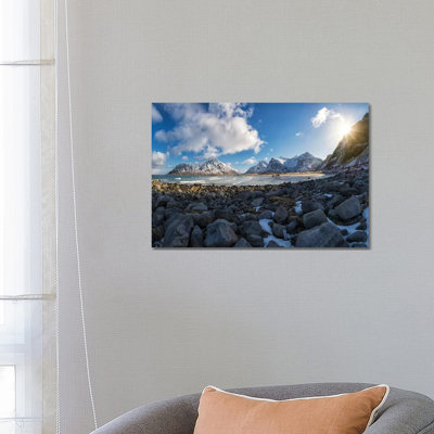 Flakstad Beach by Andreas Stridsberg - Wrapped Canvas Gallery-Wrapped Canvas Giclée