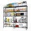 5-Tier Steel Height -Adjustable Storage Rack Heavy Duty Shelving Unit-1899585349-1899585350