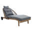 Chaise longue avec coussin amovible-125311038