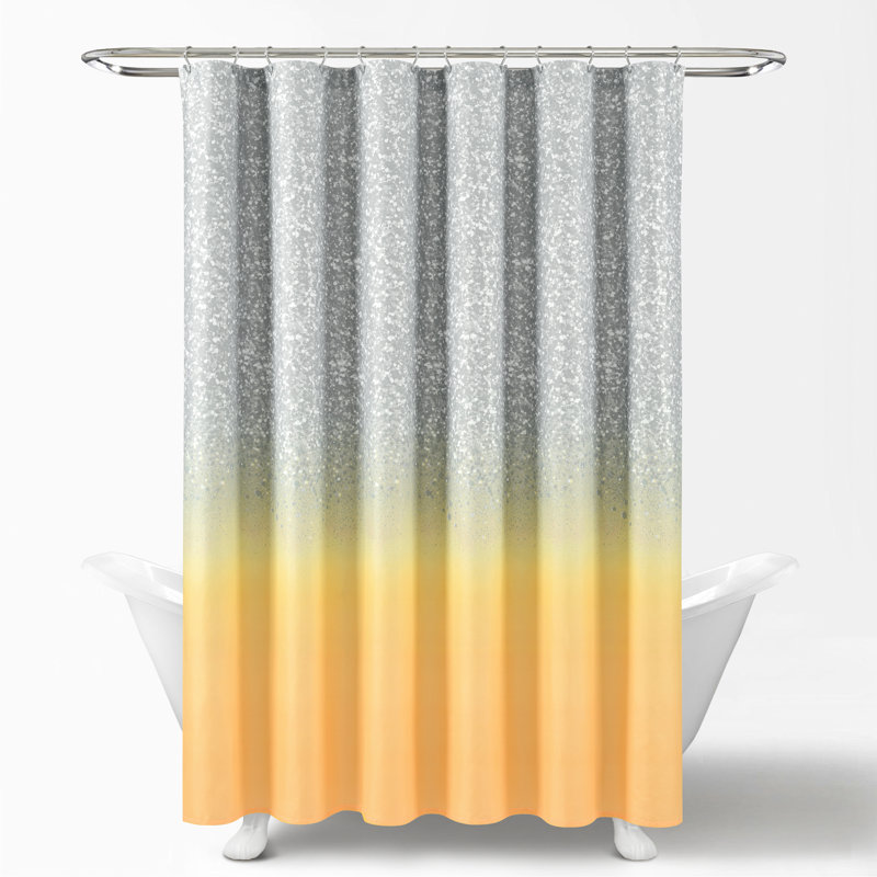 Ombre Shower Curtain, Yellow