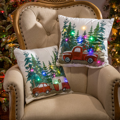 Ensemble de 2 coussins décoratifs 16 po