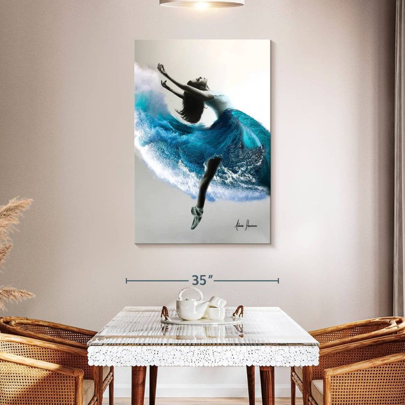 Enn Wave Dance, 48" H x 32" W