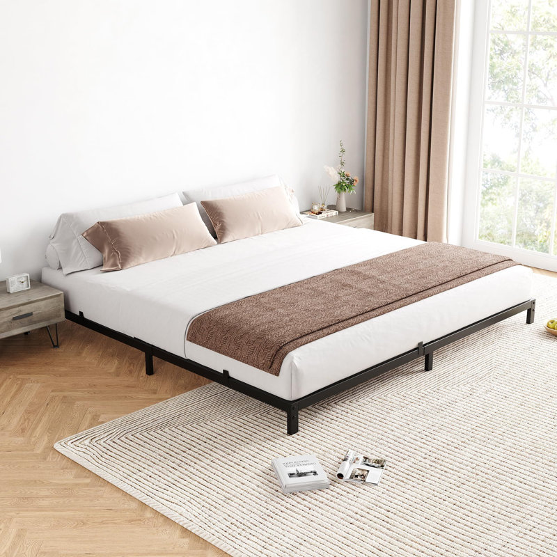 Bed Frame, 6'' H X 79.9'' W X 76.4" L