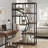 Oscer Industrial 5 Tier Etagere Bookcase-1814361010