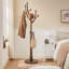 Ameeta 8-Hook Solid Wood Coat Rack-510338983