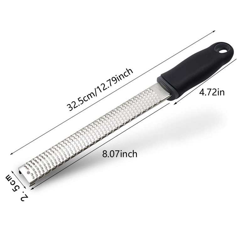 https://assets.wfcdn.com/im/82252850/resize-h755-w755%5Ecompr-r85/2292/229275066/Stainless+Steel+Kitchen+Cheese+Grater+With+Black+Handle+And+Small+Brush.jpg