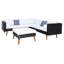 Ensemble de conversation modulaire avec coussins 4 pièces Chicago-1638421450