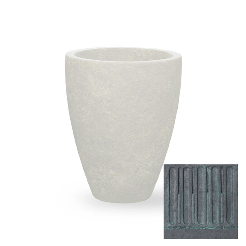 Pot de fleurs en pierre Perkinson, Plomb antique