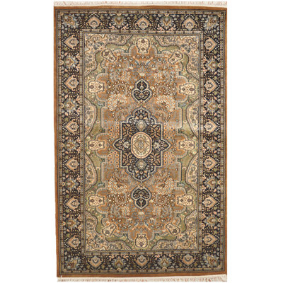 Tapis en laine noué à la main Indo Kashmiri