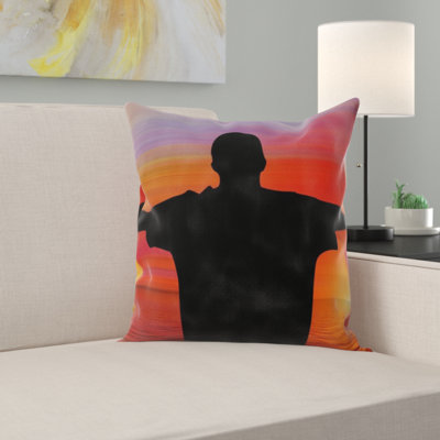 Person Square Pillow Cover & Insert