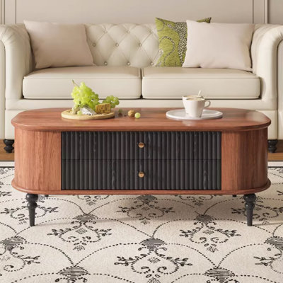Solid wood tea table with ancient style design