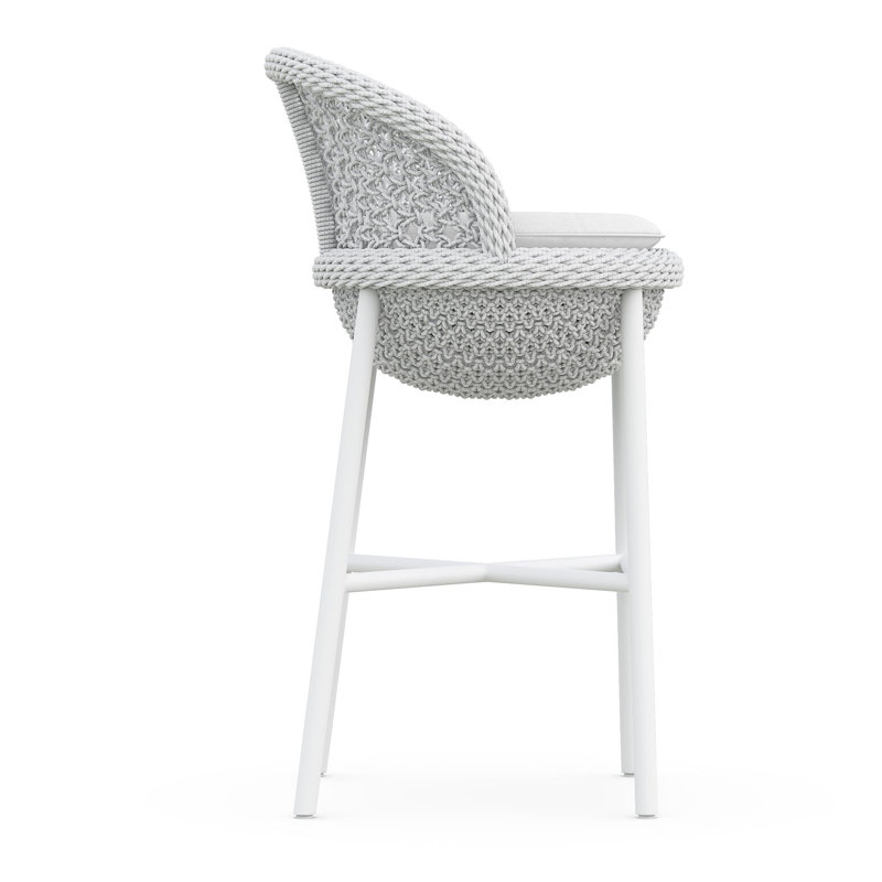 Montauk Patio Bar Stool with Cushion, 32.67" H