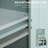 Light Pantry Storage Cabinet Freestanding Kitchen Buffet With Hutch, Drawers, Glass Doors, And Adjustable Shelves