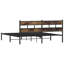 Vidaxl Bed Frame Without Mattress With Headboard 160X200 Cm-124966278-124966280