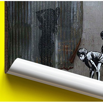  Officially Licensed Peek-a-Boo - Boo Shower Banksy Art Poster - 24 x 36 Inch - Decorative Print - Poster Paper - Ready to Frame