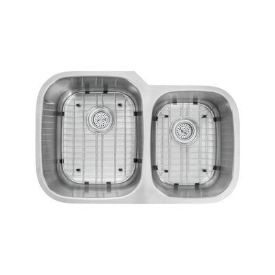 31.5'' L Double Bowl Stainless Steel Kitchen Sink