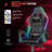 Reclining Gaming Chair with LED Lights and Headrest-943278517