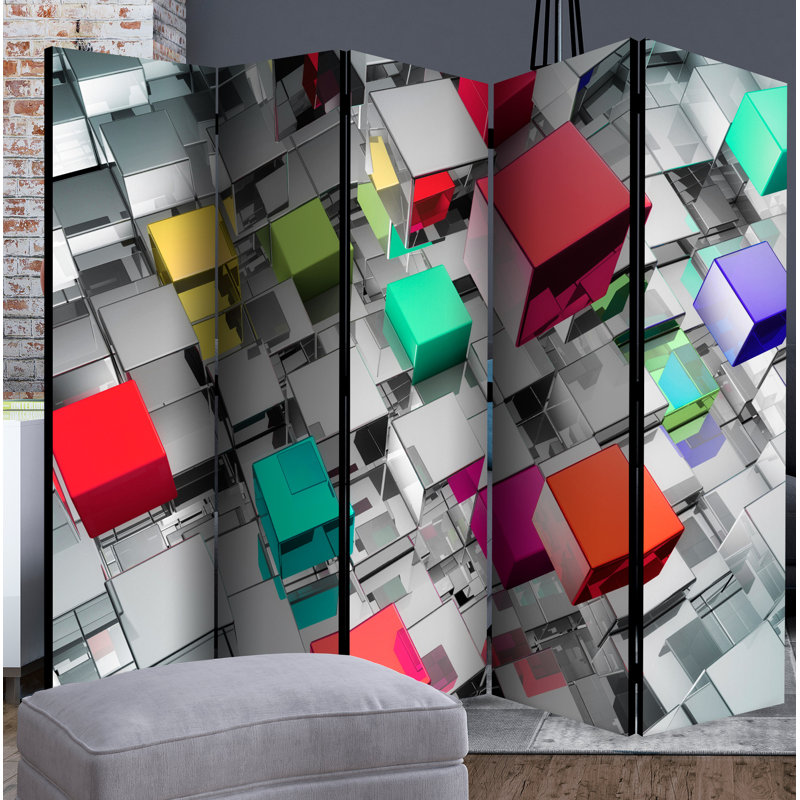 Medzarents 172cm H Folding Room Divider, 5