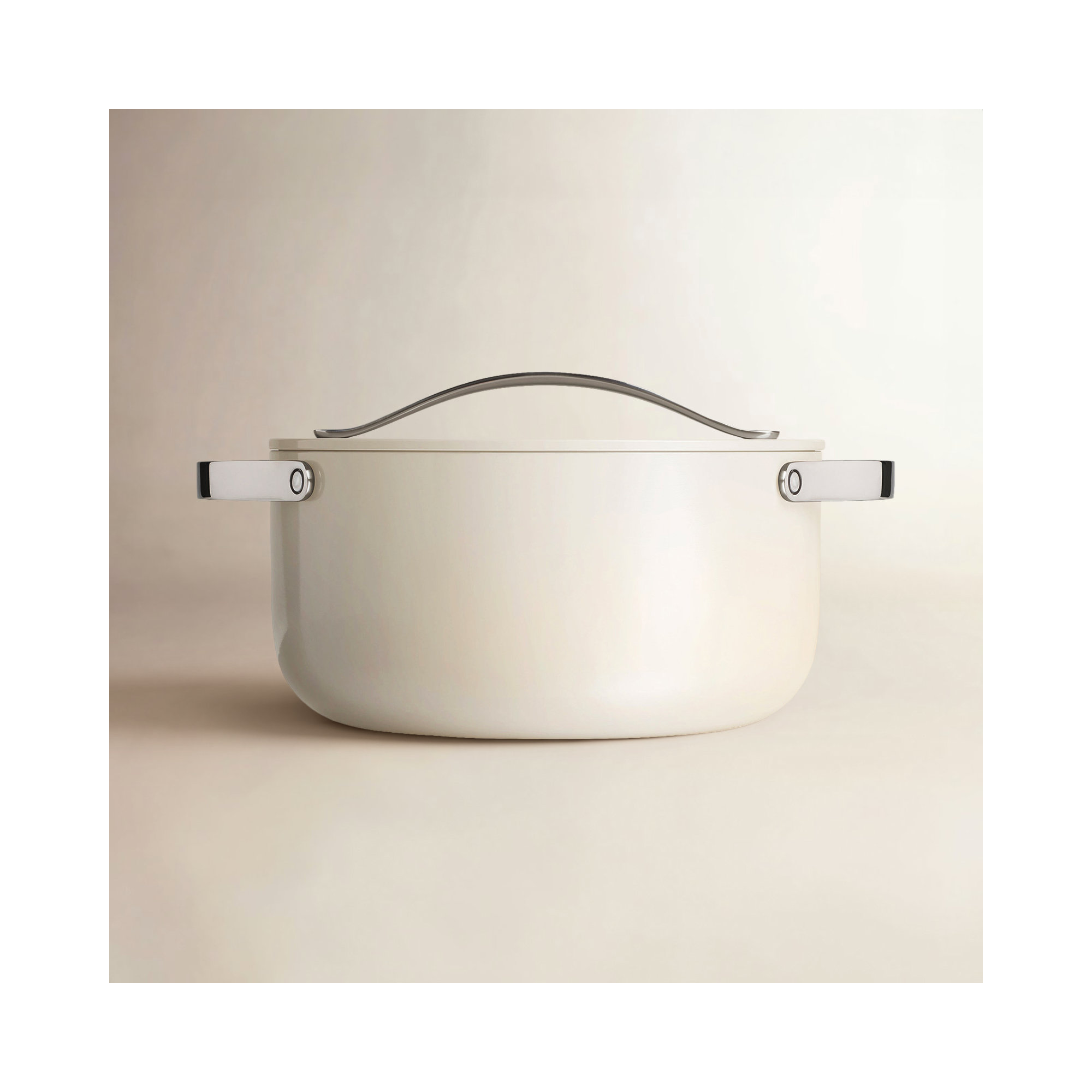 Caraway 6.5Qt Nonstick Ceramic Dutch Oven, Cream