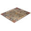 Tapis noué à la main de conception unique Tribal - gris, 8 pi 4 po x 9 pi 8 po