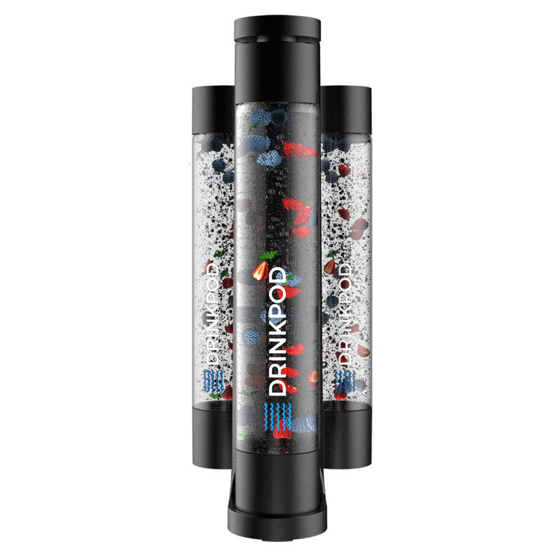 Drinkpod LLC Fizzpod Soda Maker, Black