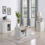Table basse 1 pièce avec tablettes ouvertes