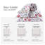 Ensemble de courtepointe Kasentex - Ensembles de couvre-lit couvre-lit léger - Literie toutes saisons - Édredon doux et léger, motif floral blanc-110783976