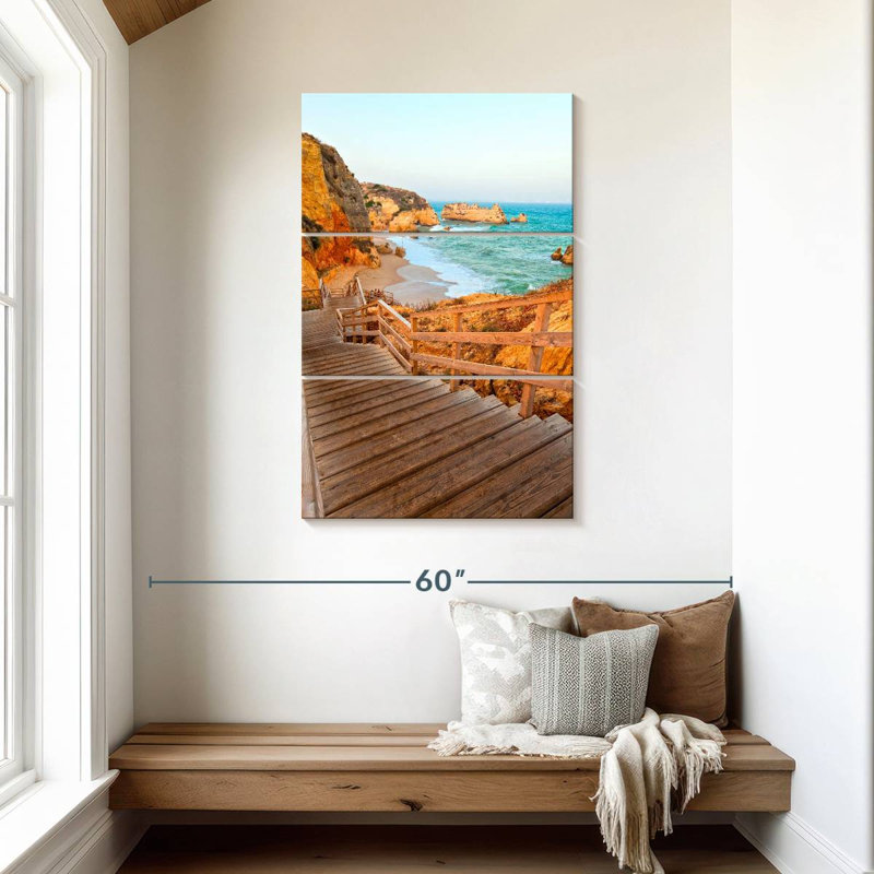 Lilie, Praia, Dona Ana, escalier de plage, H 45 po x l 28 po