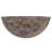 Eden Bath 14'' Brown Stone Circular Bathroom Sink
