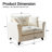 Chenille Upholstered Accent Chair-1444917704