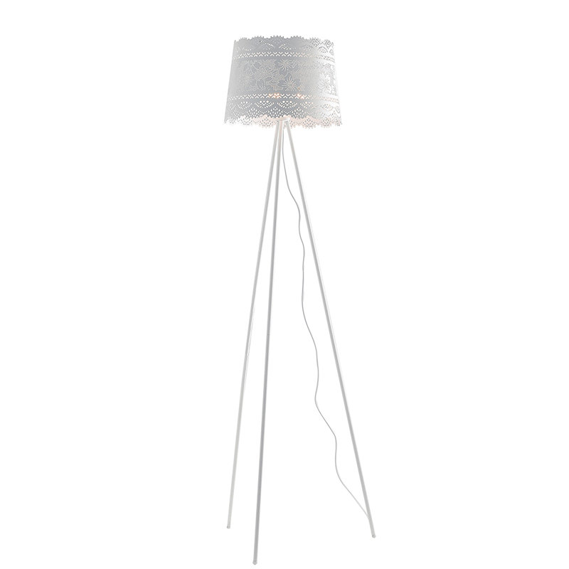 Franke 168cm White Tripod Floor Lamp
