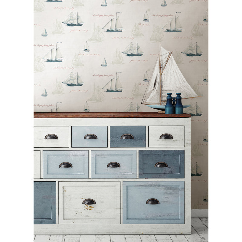 Niels 33' L x 20.5" W Wallpaper, White