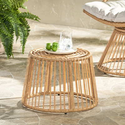 Table d'appoint l 20,31 po x H 20 po - brun pour l'extérieur