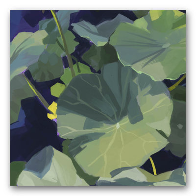 Toile tendue avec châssis «Water Lily» par Studio Series