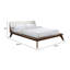 Lit superposé, noyer / beige-120393168