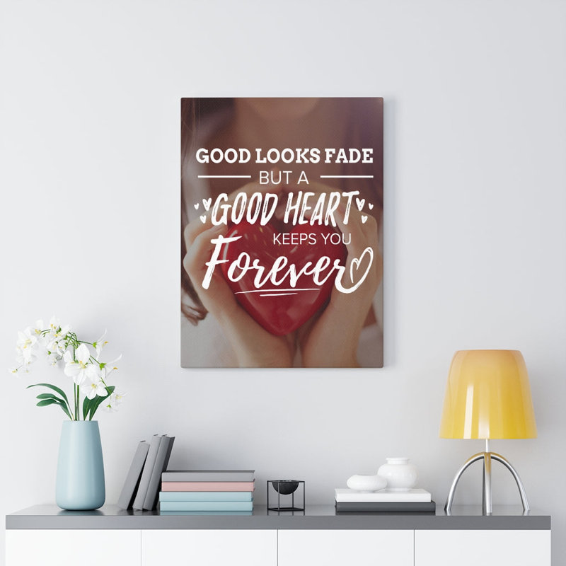 Good Looks Fade - Wrapped Canvas Print, 61cm H x 46cm W