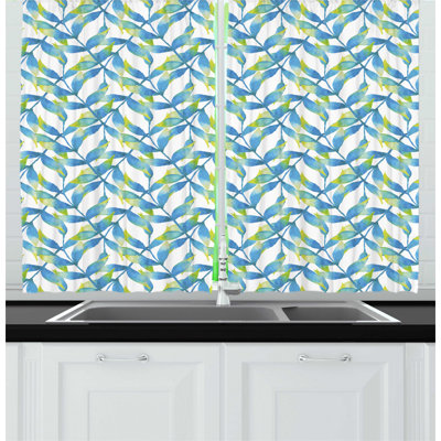 Floral Kitchen Curtain