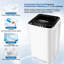 Homdox 2.3 Cubic Feet Portable Washer Machine with 10 Programs, Child Safety Lockk