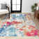 Sunset Modern Abstract Blue/Multi Rug